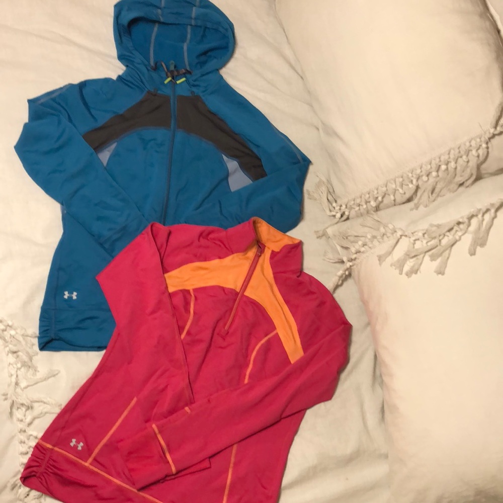 Under Armour Long Sleeve Cold Gear Running Tech Set